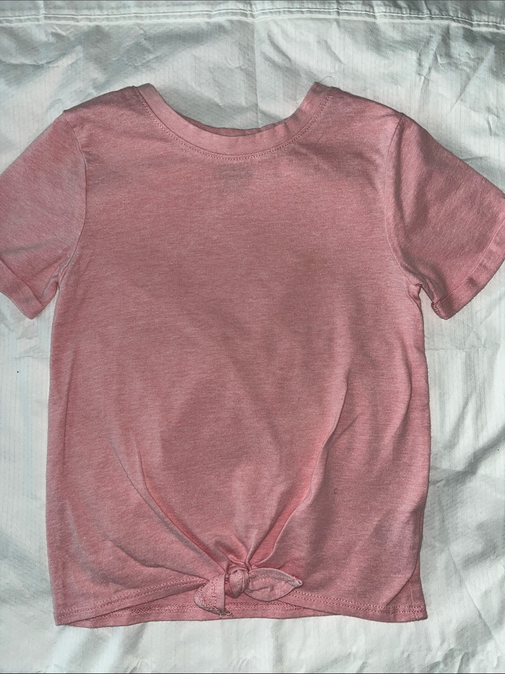 Garanimals Pink Knot-Front Short Sleeve Tee